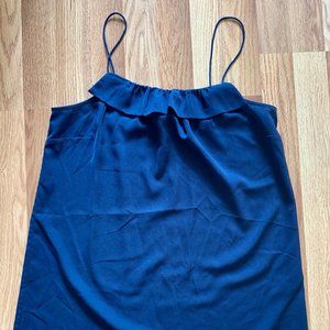 J. Crew Ruffled Silk Tank